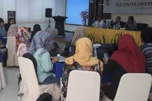 Pelatihan relawan pajak.